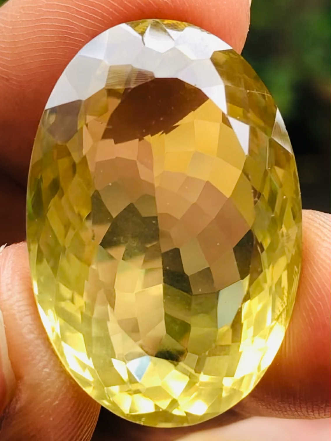 Fabulous 35.00 Cts Genuine Citrine Faceted Loose Gemstone