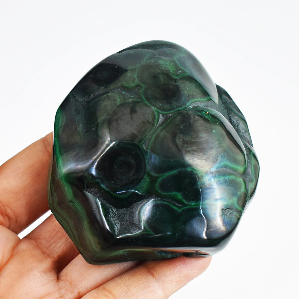 Artisian 1445.00 Cts Genuine Malachite Free Form Crystal Specimen Healing Gemstone