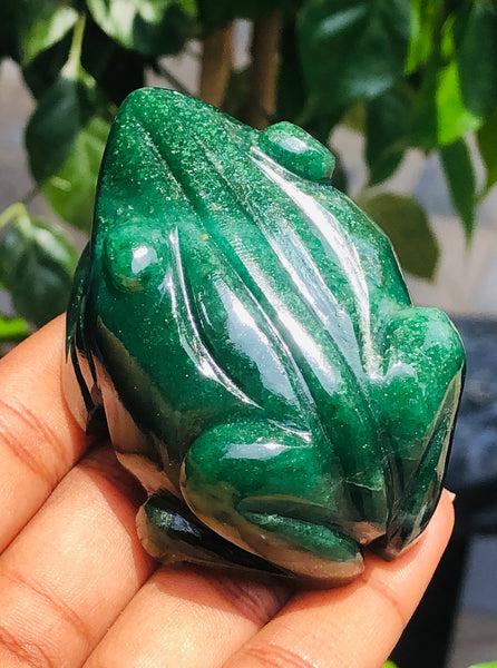 Awesome 694.00 Cts Genuine Green Jade Hand Carved Premium Crystal Frog  2026  Collection