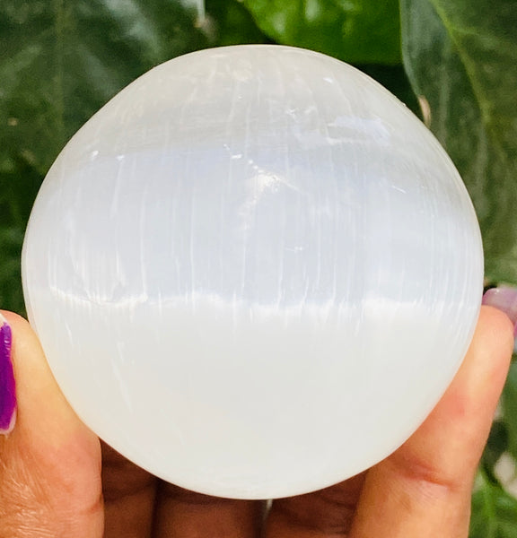 Very Attractive 1005.00 Cts Genuine Selenite Hand Carved Healing Crystal Gemstone Sphere