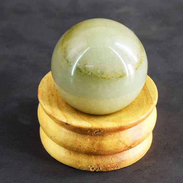 Artisian 583.00 Cartas Genuine  Aventurine Hand Carved Crystal  Healing Gemstone Sphere