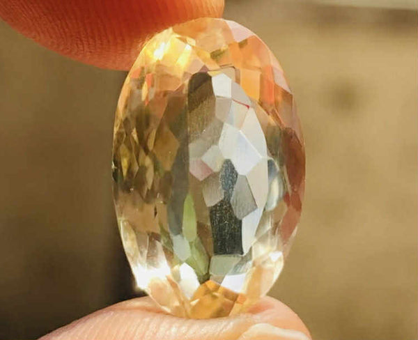 Awesome 10.00 Cts Genuine Citrine Faceted Loose Gemstone