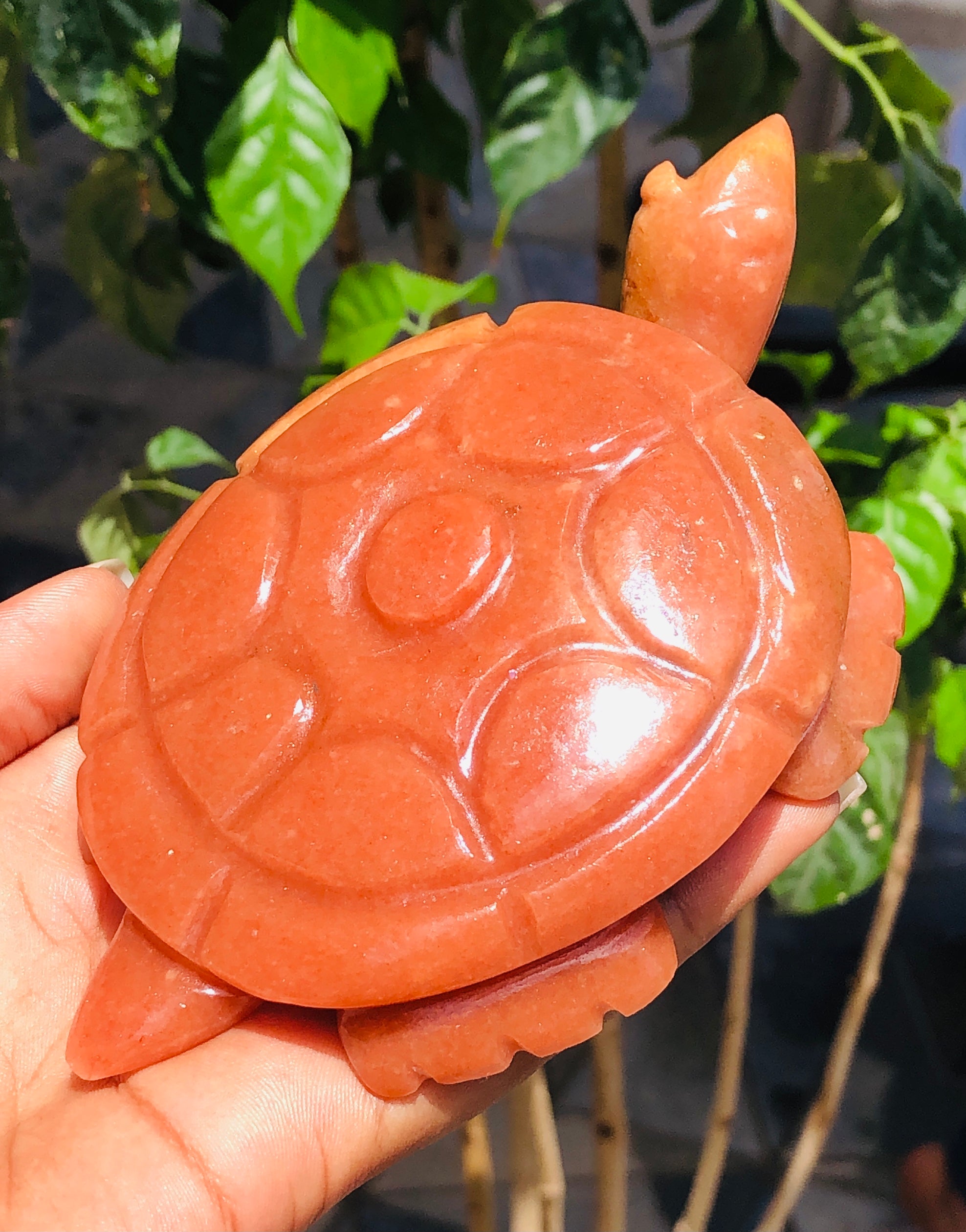 Beautiful 1479.00 Carats Genuine Aventurine Hand Carved Crystal Gemstone Carving Turtle 2026 Collection