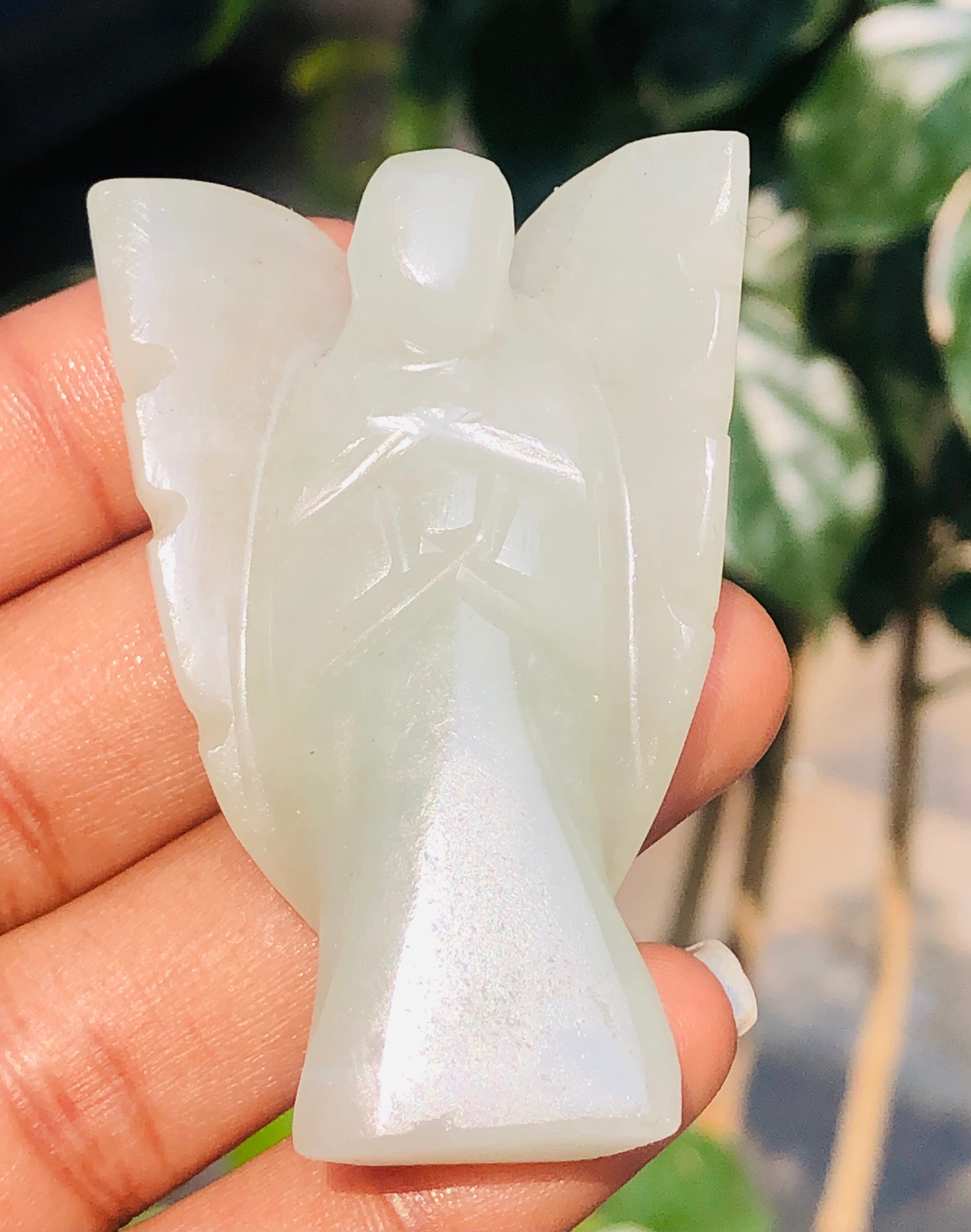 Attractive 171.00 Cts Genuine Green Aventurine Healing Premium Divine Crystal Angel