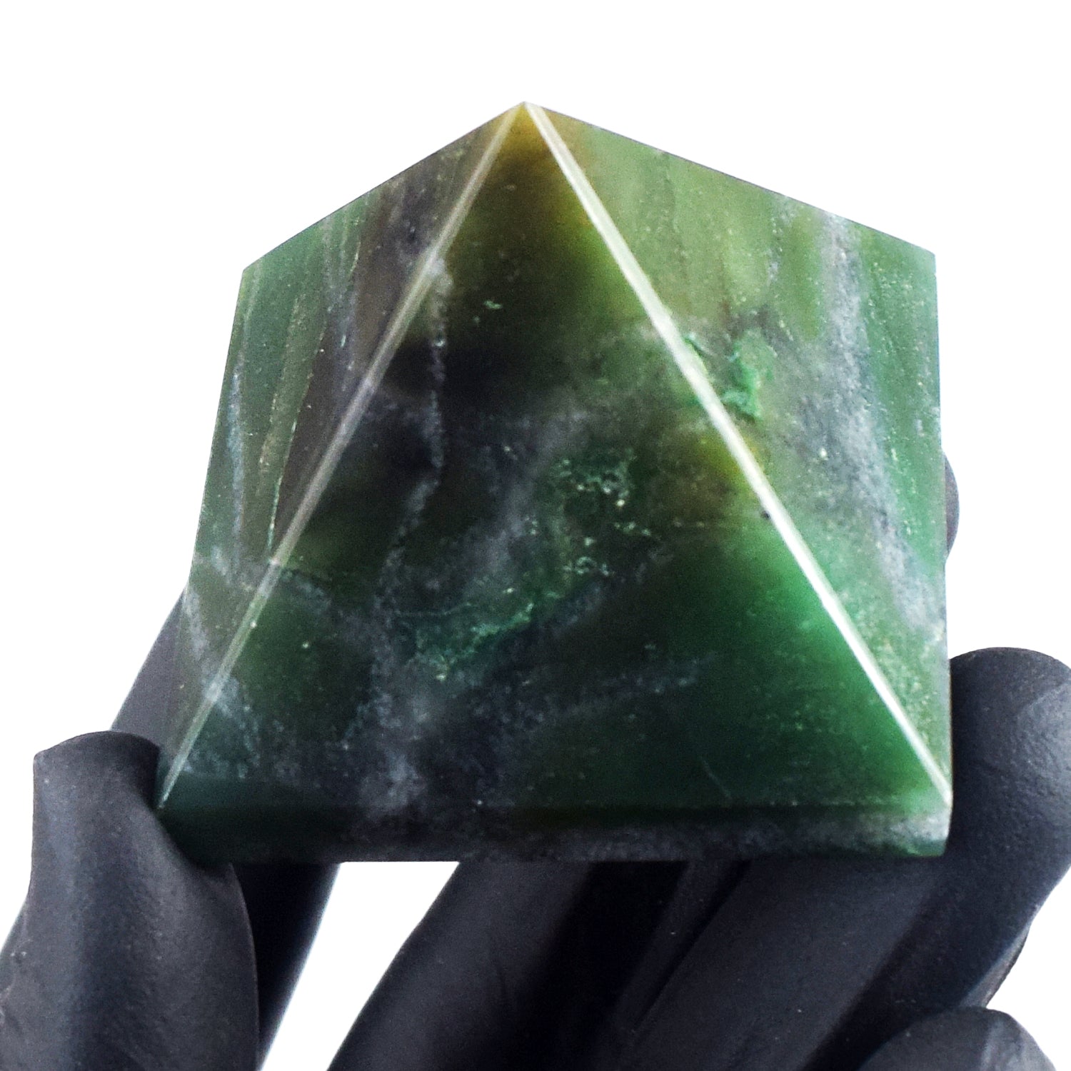 Amazing 464.00 Cts Genuine Jade Crystal Specimen Healing Divine Pyramid