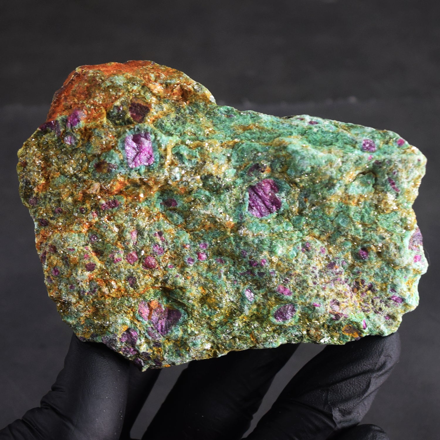 Awesome 1283.00 Cts Genuine Pink In Ruby Fuchsite Crystal Specimen Cluster Gemstone