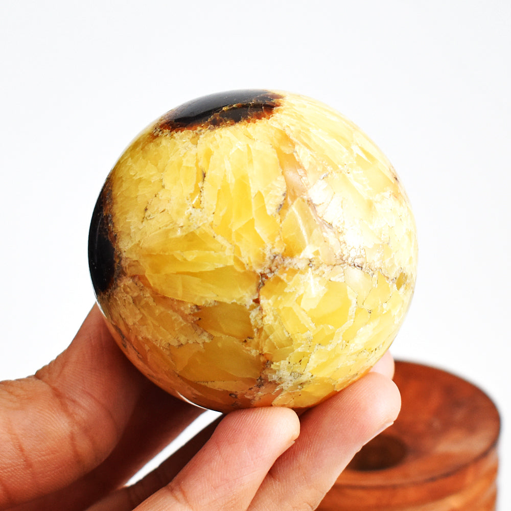 Gorgeous 1035.00 Cts  Genuine  Septarian Agate  Hand  Carved  Crystal  Healing  Sphere