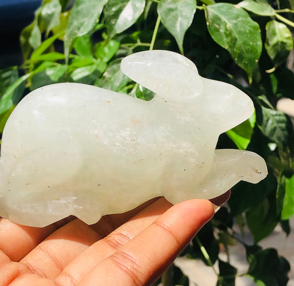 Stunning 868.00 Carats Green Aventurine Crystal Hand Carved Bunny Gemstone 2026  Collection