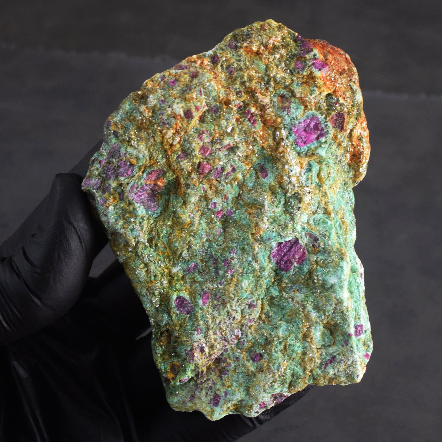 Awesome 1283.00 Cts Genuine Pink In Ruby Fuchsite Crystal Specimen Cluster Gemstone