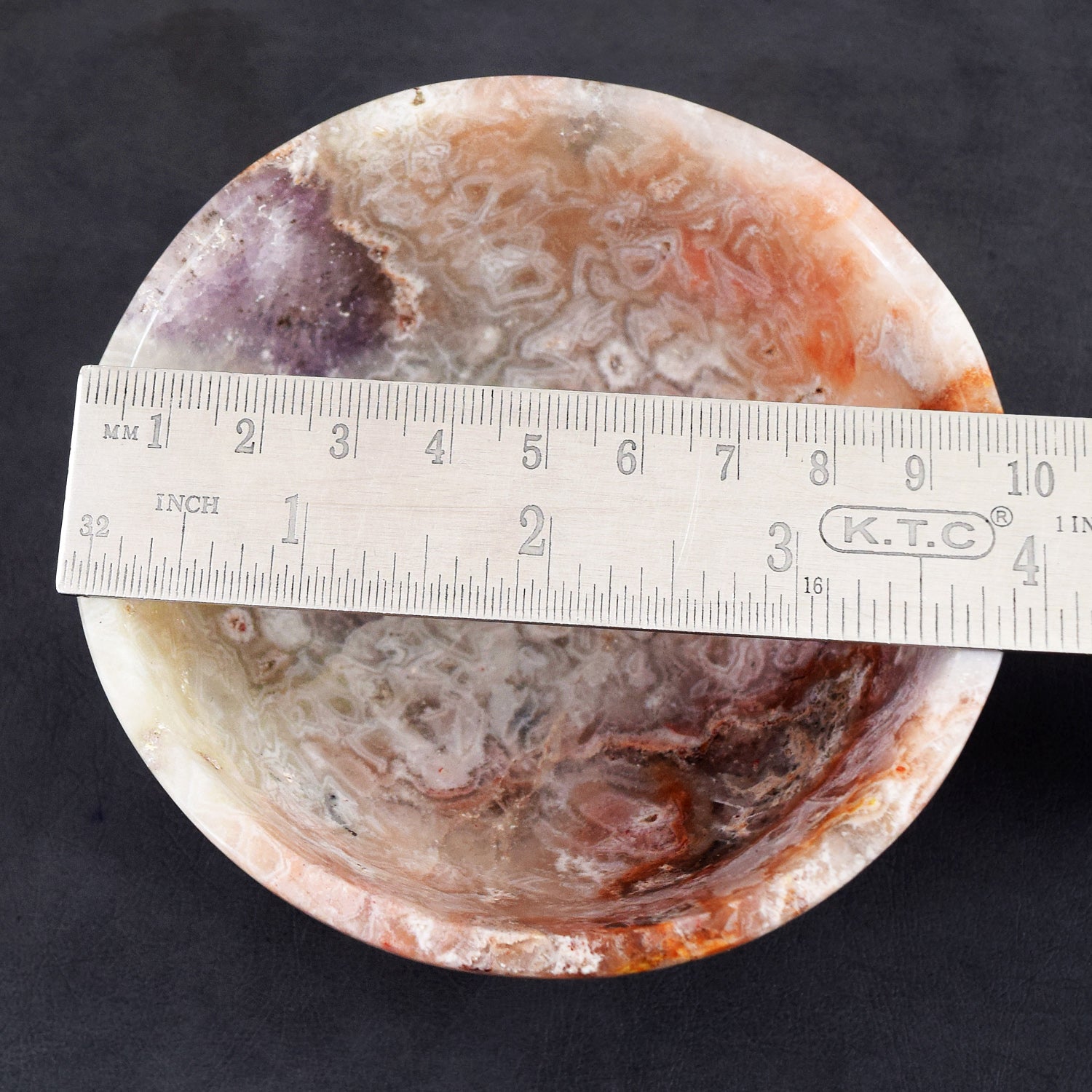 Optimistic 1176.00 Carats Genuine Crazy Lace Agate Hand Carved Crystal Gemstone Carving Big Bowl