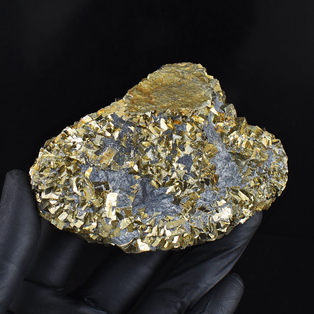Awesome 1937.00 Cts Genuine Golden Pyrite Crystal Specimen Gemstone