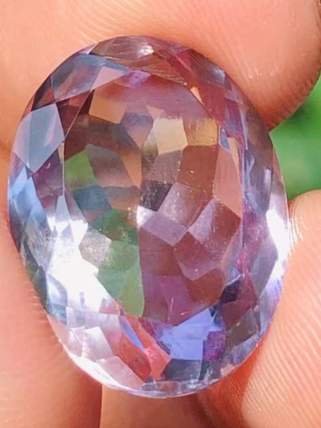 Stunning 12.00 Cts Genuine Amethyst Faceted Loose Gemstone