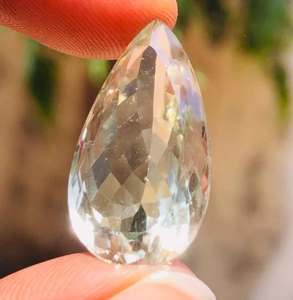 Amazing 19.00 Cts Genuine Prasiolite Faceted Loose Gemstone