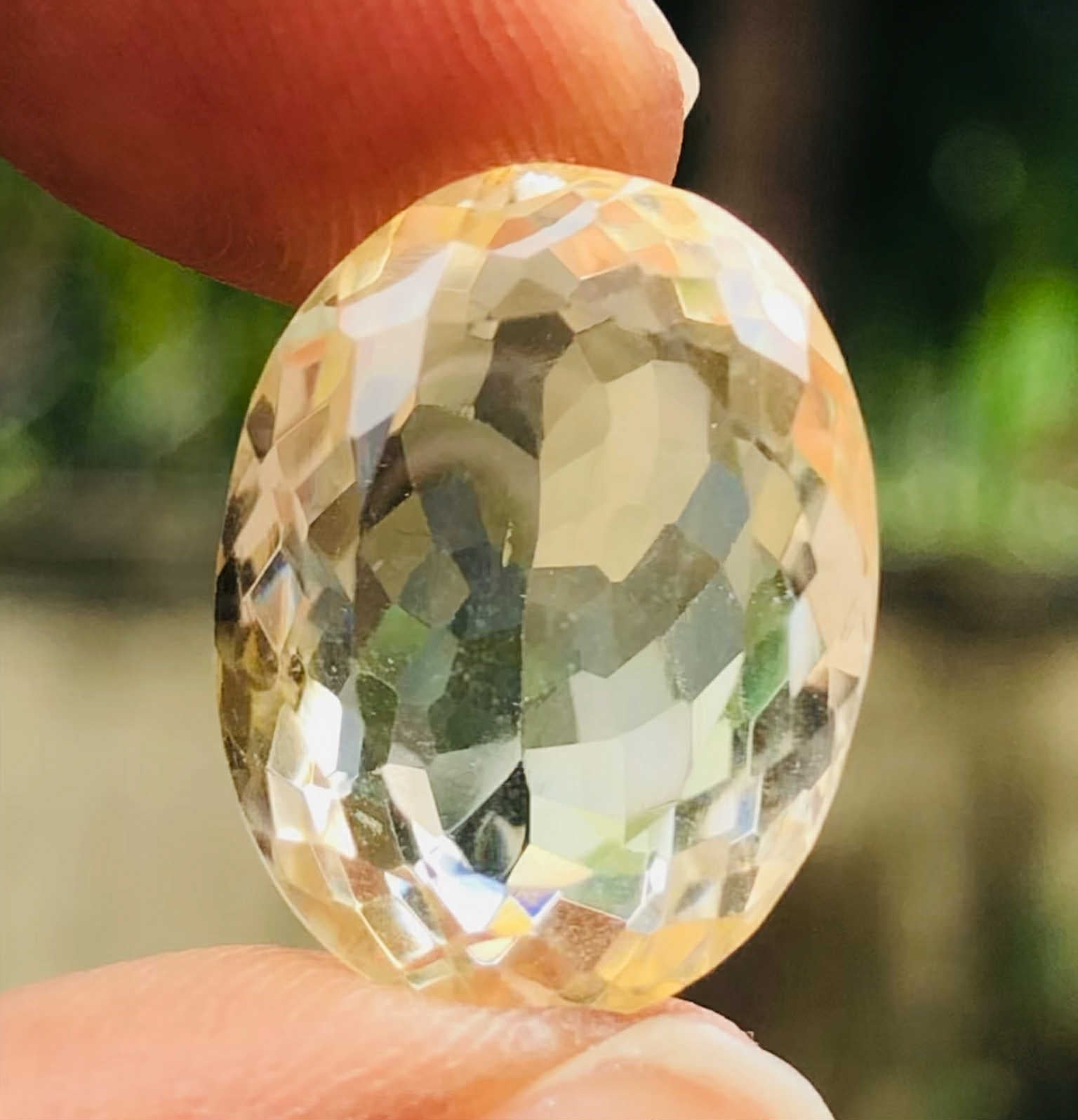 Amazing 17.00 Cts Genuine Citrine Faceted Loose Gemstone