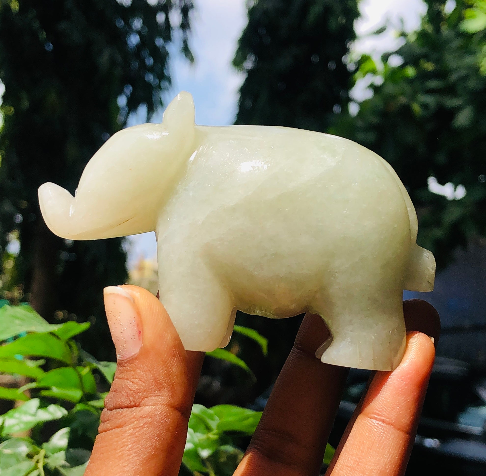 Amazing 1104.00 Carats Genuine Aventurine Crystal Gemstone Hand Carved Pig 2026 Collection