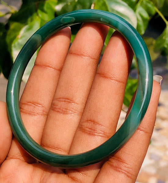 Alluring 79.00 Cts Genuine Onyx Crystal Specimen Gemstone Premium Fancy Bangle
