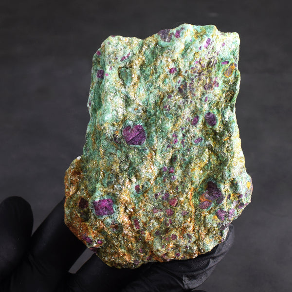 Awesome 1283.00 Cts Genuine Pink In Ruby Fuchsite Crystal Specimen Cluster Gemstone