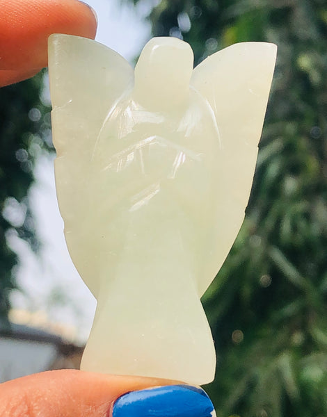 Attractive 171.00 Cts Genuine Green Aventurine Healing Premium Divine Crystal Angel