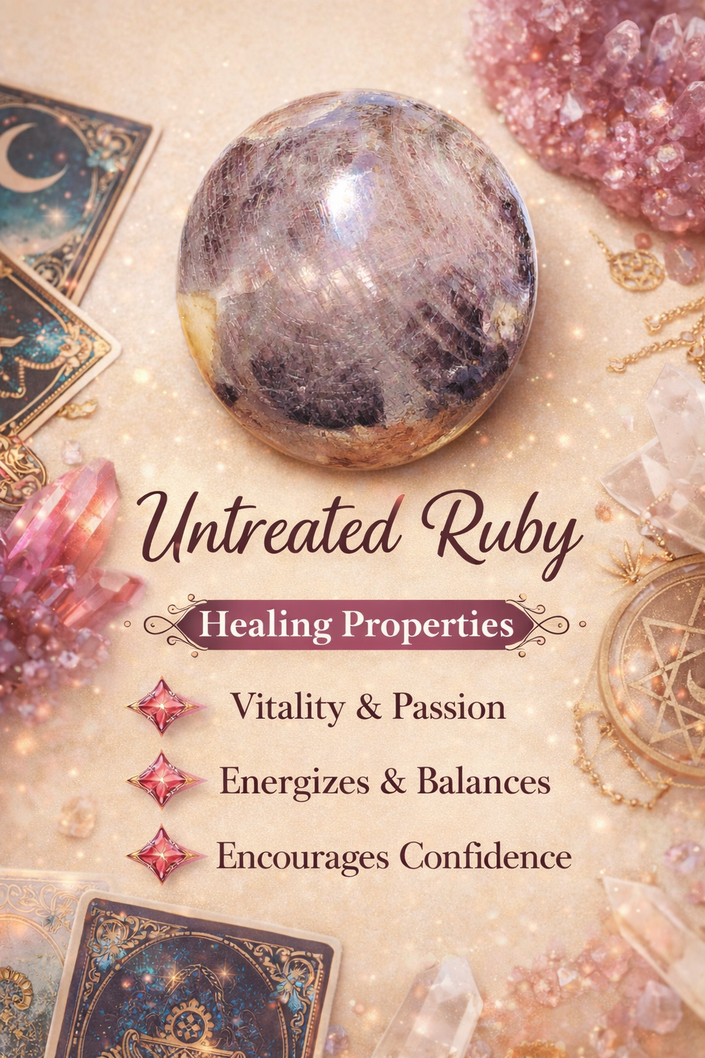 Stunning 226.00 Cts Genuine Untreated Ruby Crystal Specimen Gemstone Crystal