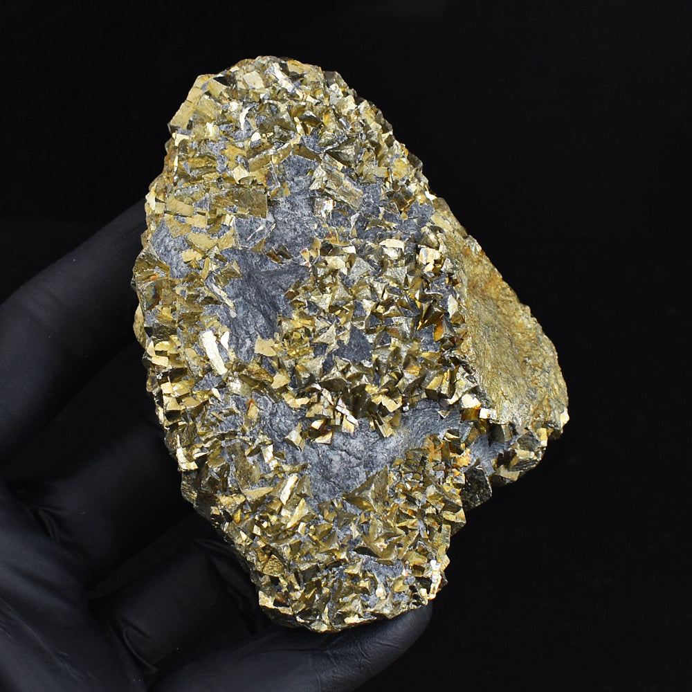 Awesome 1937.00 Cts Genuine Golden Pyrite Crystal Specimen Gemstone