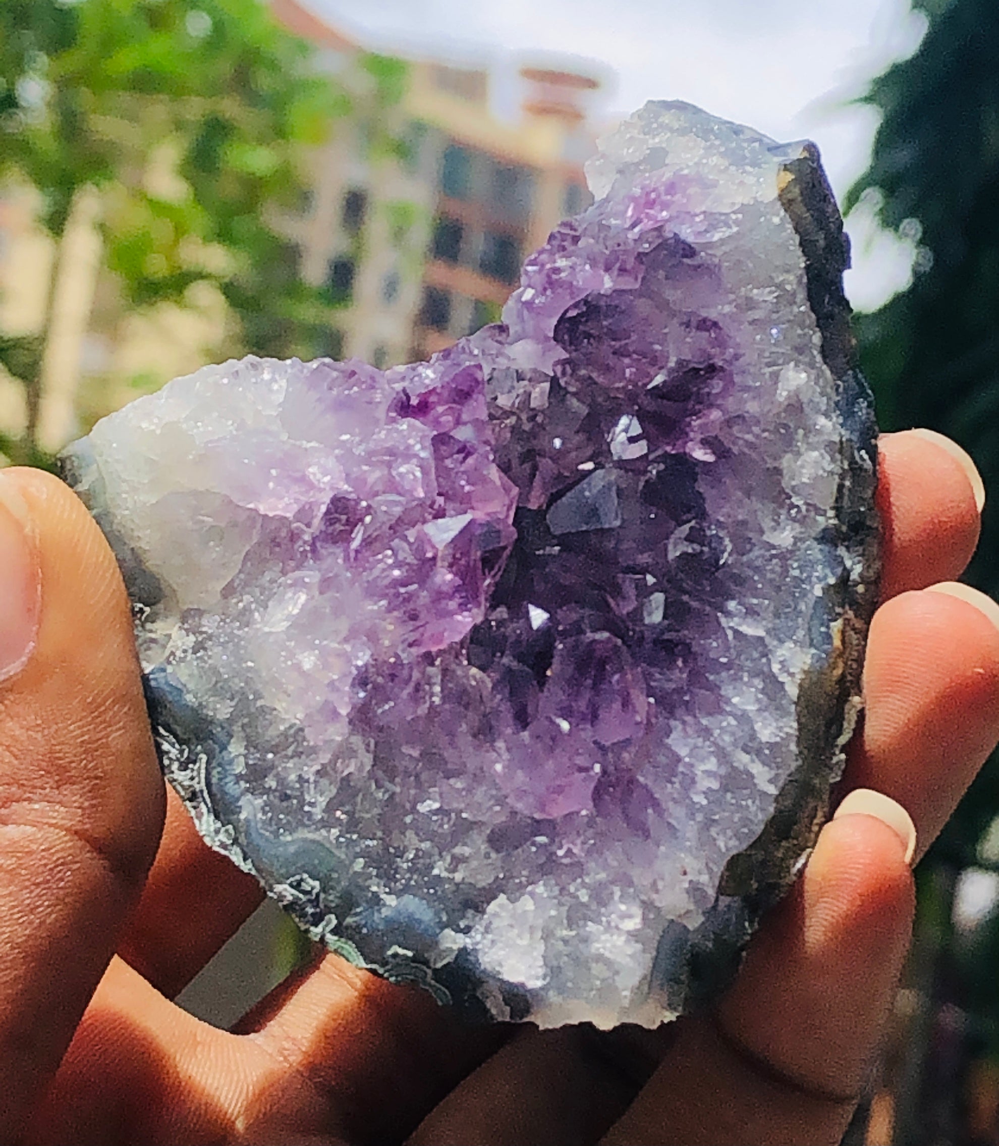Awesome 618.00 Cts Genuine Amethyst Crystal Specimen Healing Cluster Gemstone