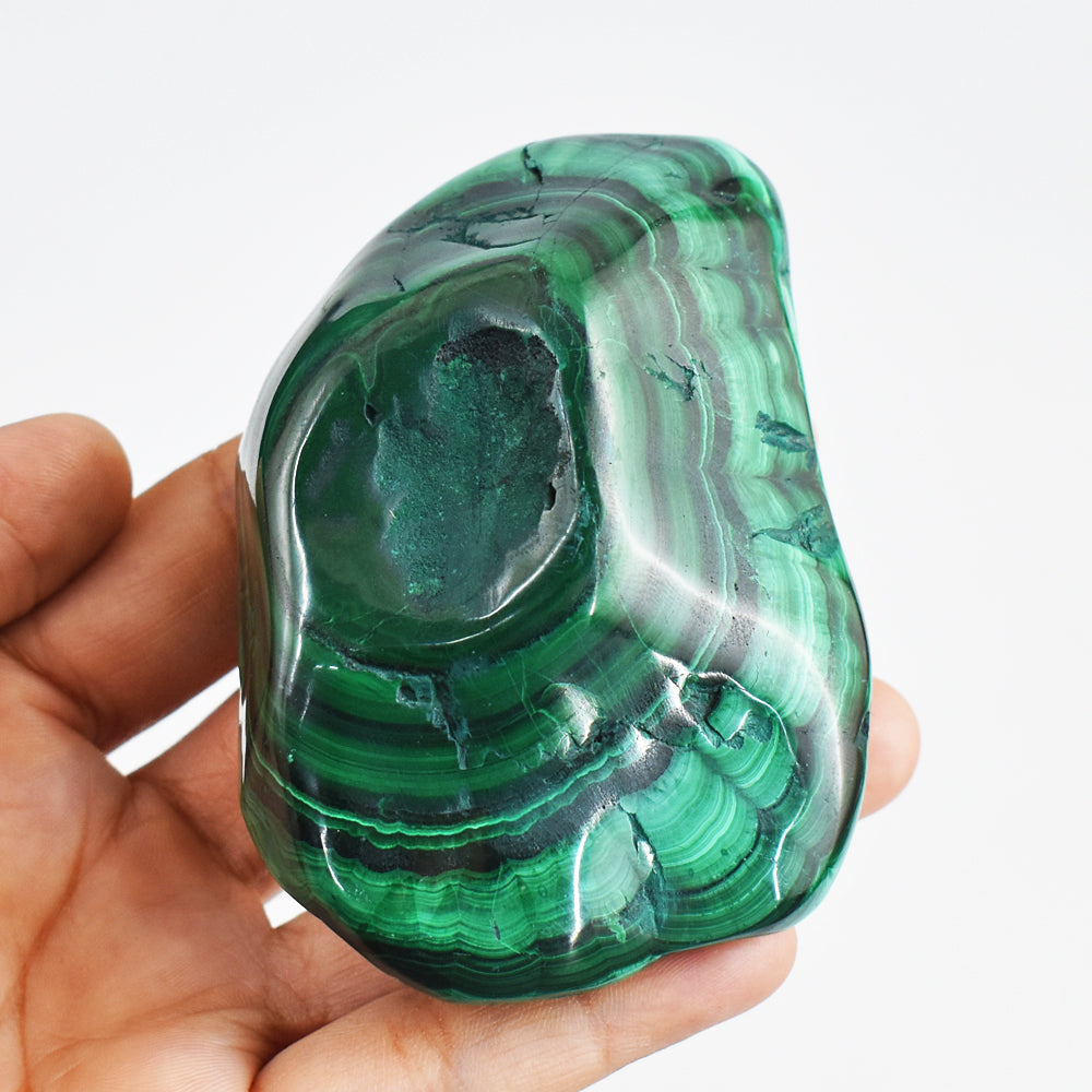 Gorgeous 2061.00 Cts Genuine Malachite Free Form Crystal Specimen Healing Gemstone