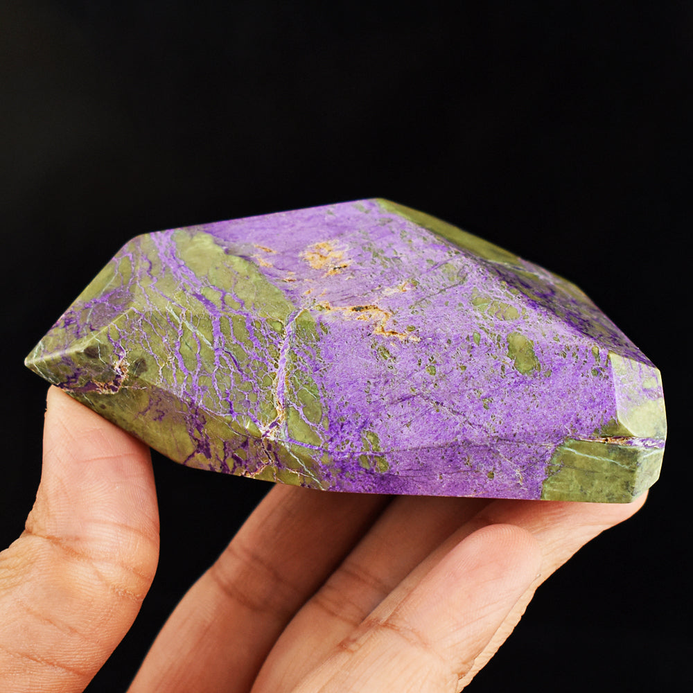 Amazing 621.00 Cts Genuine Stichtite Free Form Crystal Specimen Gemstone Tower