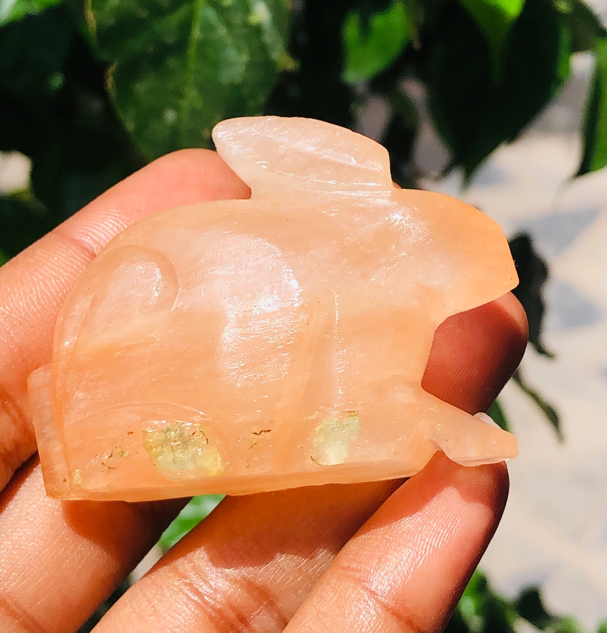Beautiful 235.00 Carats Genuine Aventurine Hand Carved  Gemstone  Bunny Carving 2026  Collection