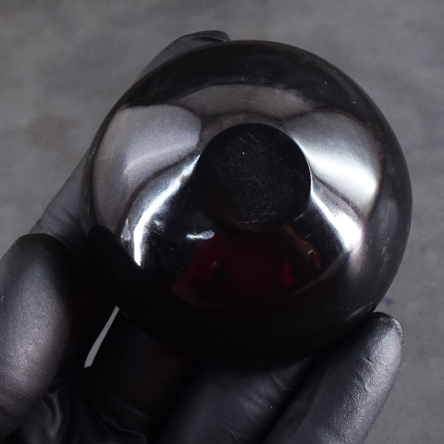 Natural 194.00 Carats Genuine Black Spinel Hand Carved Crystal Gemstone Carving Bowl