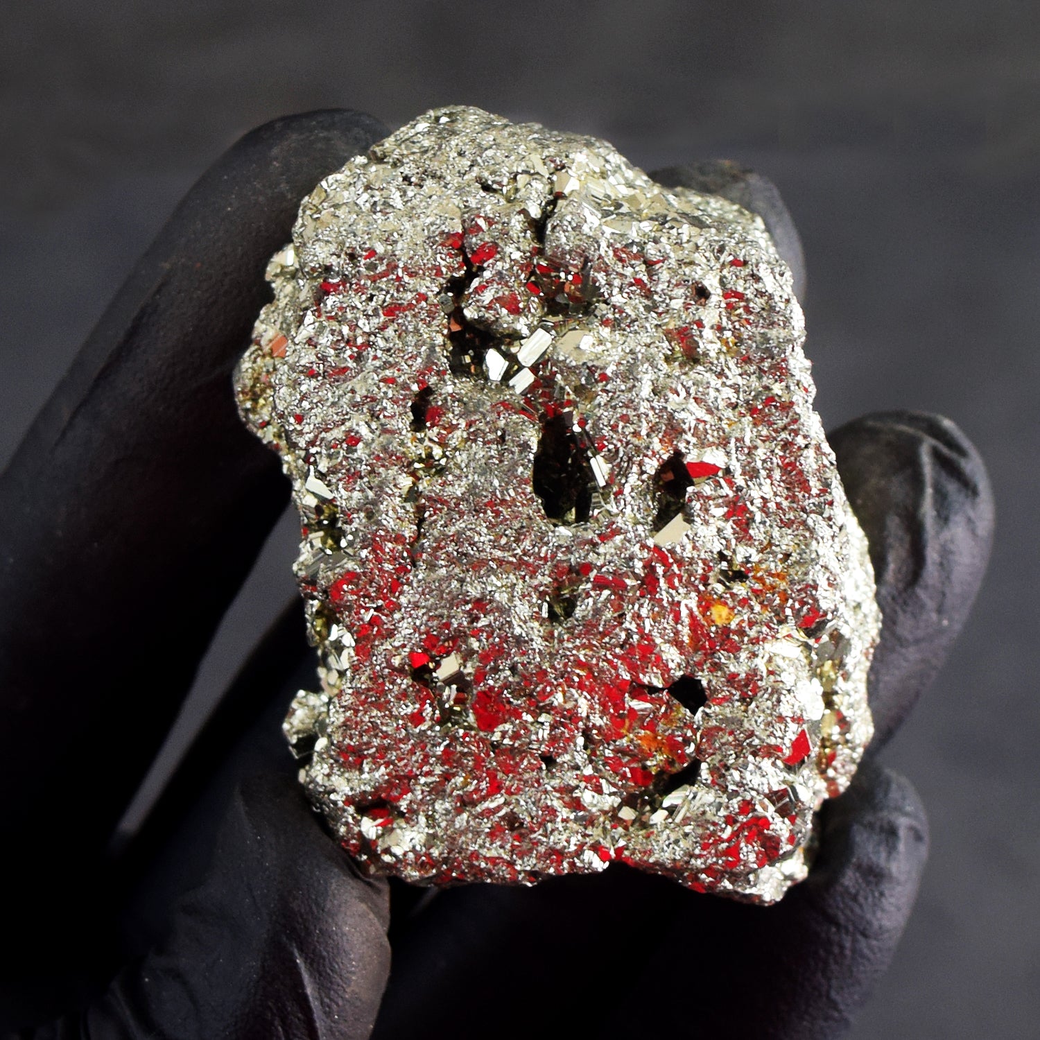 Majestic 639.00 Cts Genuine Peru Pyrite Crystal Specimen Healing Gemstone Cluster
