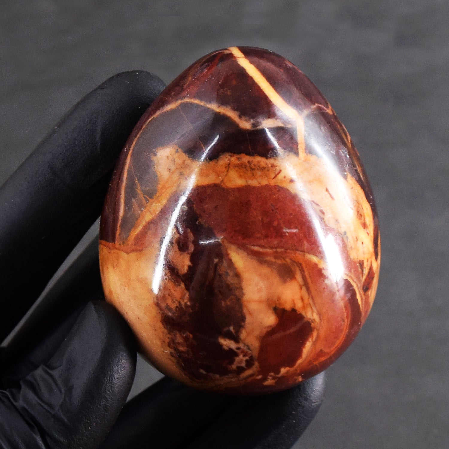 Gorgeous 1097.00 Cts Genuine Red Mookaite Healing Crystal Premium Egg