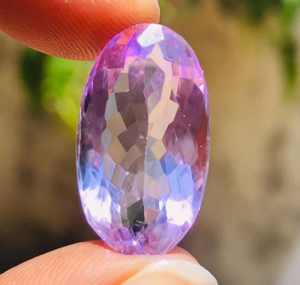 Amazing 12.00 Cts Genuine Amethyst Faceted Loose Gemstone