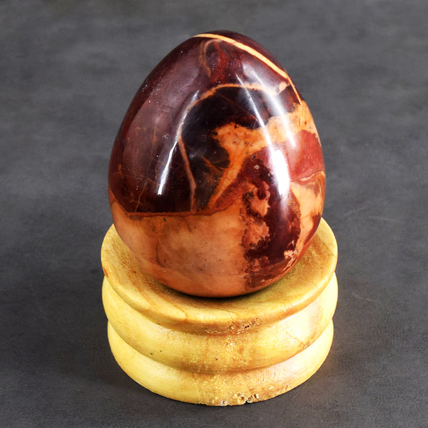 Gorgeous 1097.00 Cts Genuine Red Mookaite Healing Crystal Premium Egg