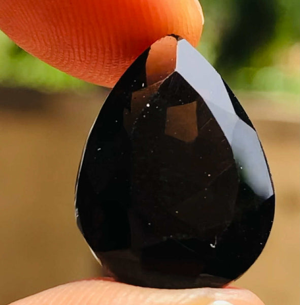 Beautiful 11.00 Cts Genuine Smoky Quartz Faceted Loose Gemstone