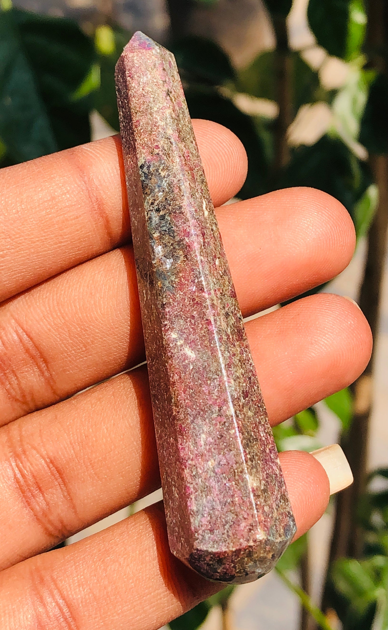 Gracious 120.00 Carats Genuine Ruby In Kyanite Crystal Gemstone Healing Point