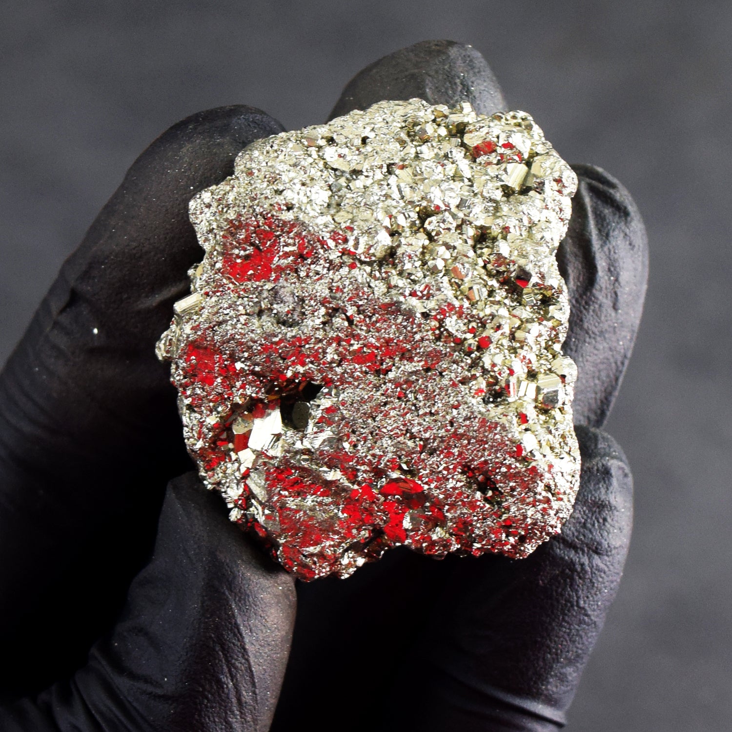 Finest Ever 296.00 Cts genuine Peru Pyrite Crystal Specimen Healing Cluster Gemstone