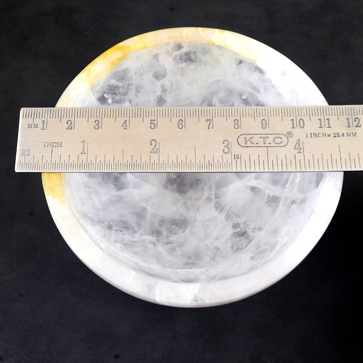 Admirable 2074.00 Carats Genuine White Quartz Hand Carved Crystal Gemstone Carving Big Bowl