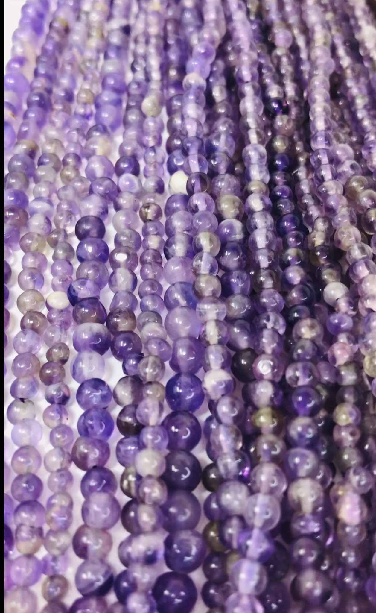 Mega Sale - 100% Genuine Exclusive Amethyst  Beads Strand