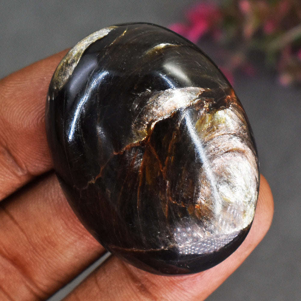 gemsmore:89 Cts Genuine Golden Obsidian Cabochon