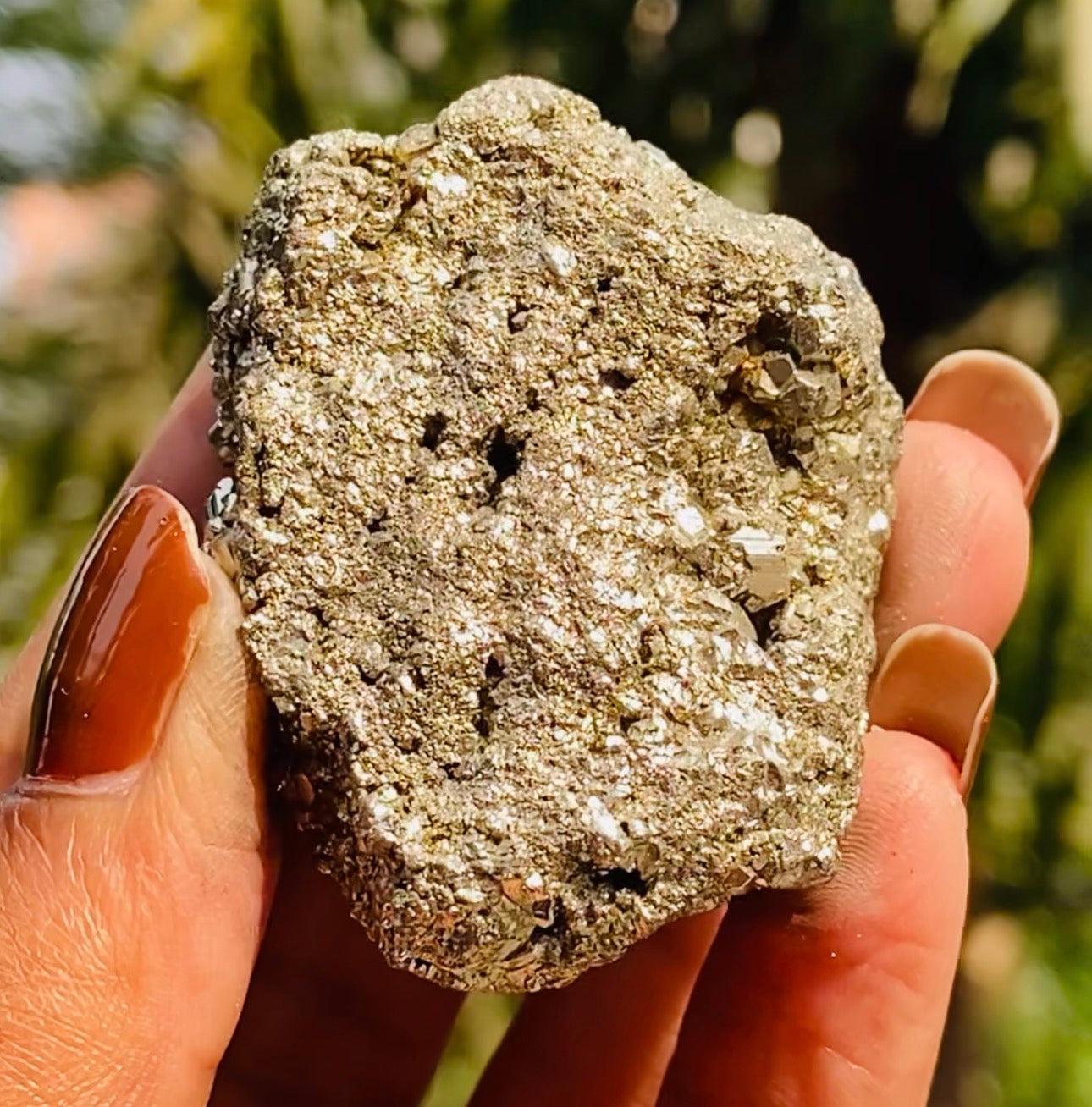 Beautiful 500.00 Cts Genuine Peru Pyrite Crystal Specimen Healing Cluster Gemstone