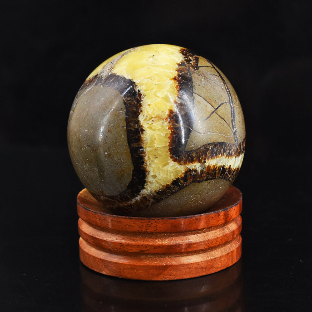 Beautiful 1392.00  Cts  Genuine  Septarian Agate  Hand  Carved  Crystal  Healing  Sphere