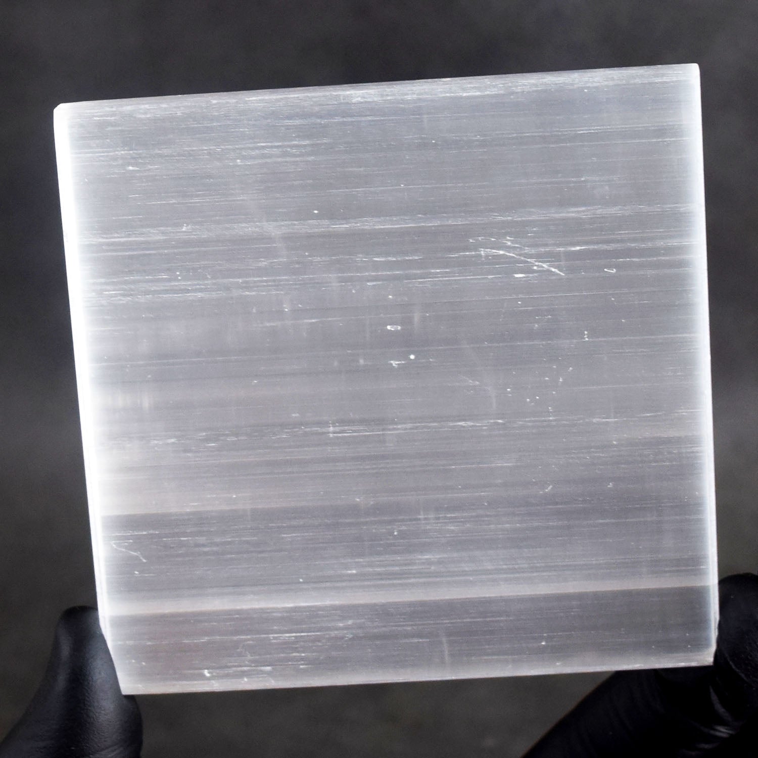 Awful 590.00 Cts Genuine 3 Inches Selenite Healing Gemstone Coaster Crystal