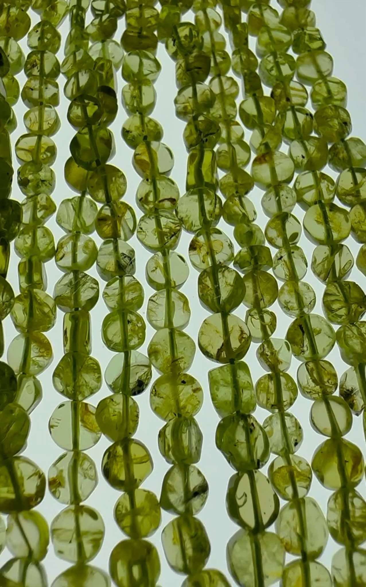 Mega Sale - 100% Genuine Exclusive Peridot Faceted Beads Strand