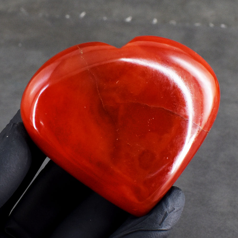 Amazing 591.00 Cts Genuine Carnelian Crystal Specimen Gemstone Healing Heart