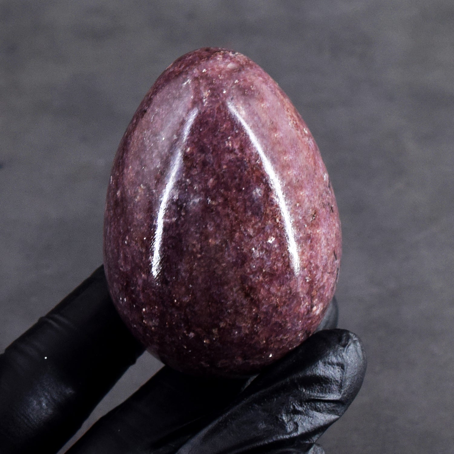 Amazing 728.00 Cts Genuine Lepidolite Healing Premium Crystal Egg
