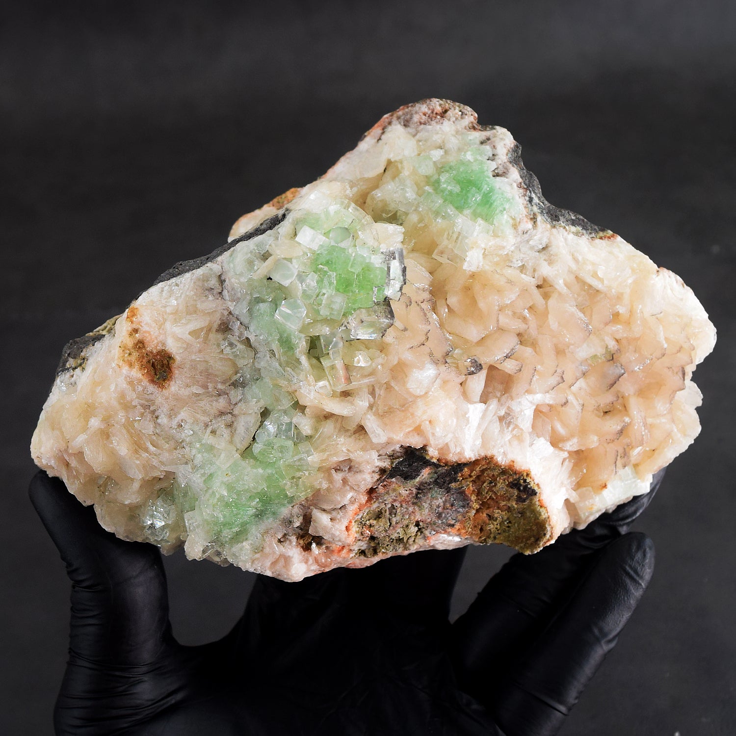 Exclusive 3591.00 Cts Genuine Apophyllite With Stilbite Crystal Specimen Cluster Gemstone