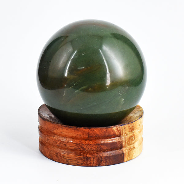Natural  1277.00  Carats  Genuine  Bloodstone  Hand  Carved  Crystal  Healing  Gemstone  Sphere
