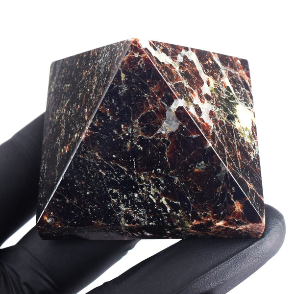 Magnificent  952.00 Cts Genuine Garnet Healing Crystal Specimen Divine Pyramid