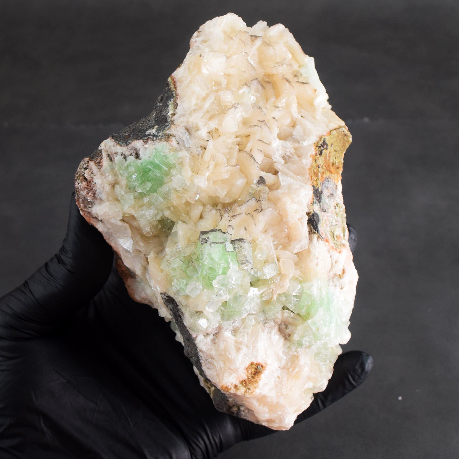 Exclusive 3591.00 Cts Genuine Apophyllite With Stilbite Crystal Specimen Cluster Gemstone