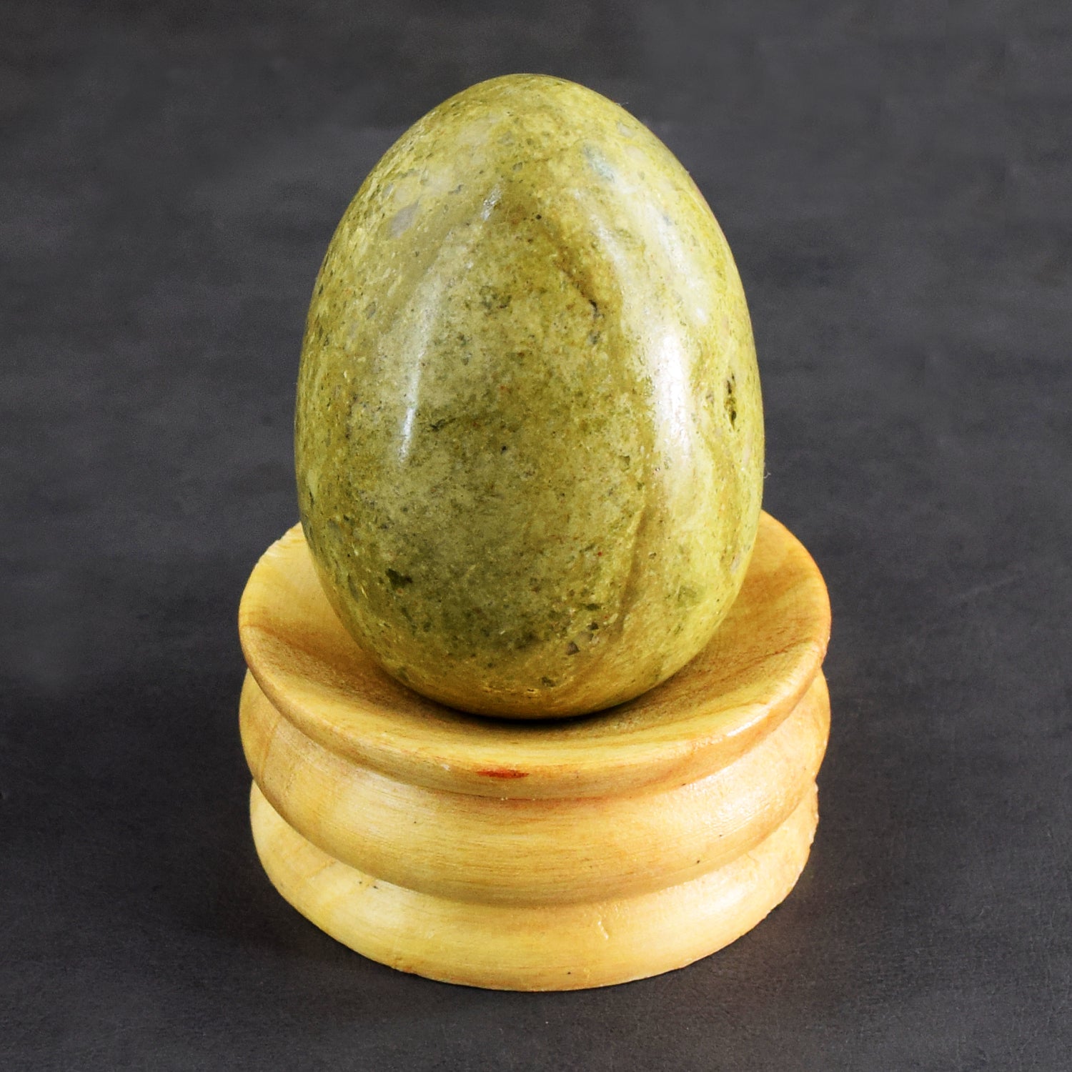 Genuine 992.00 Cts Blood Green Unakite Healing Premium Egg Crystal